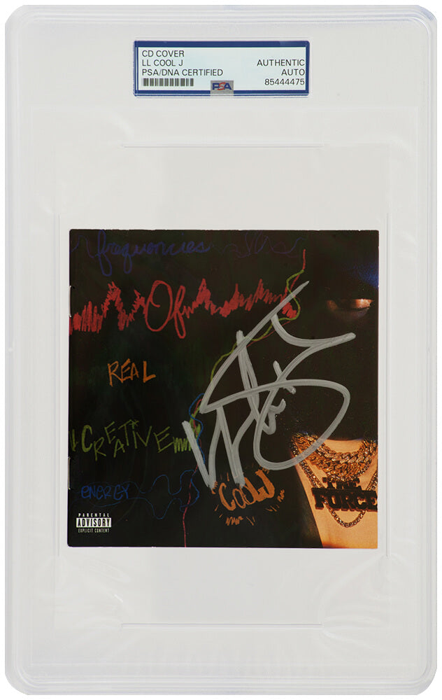 LL Cool J Signed 'The Force' 5x5 CD Booklet Insert - (PSA/DNA Encapsulated) - COOCUT500 - LL Cool J Signed 'The Force' 5x5 CD Booklet Insert - (PSA/DNA Encapsulated) product image