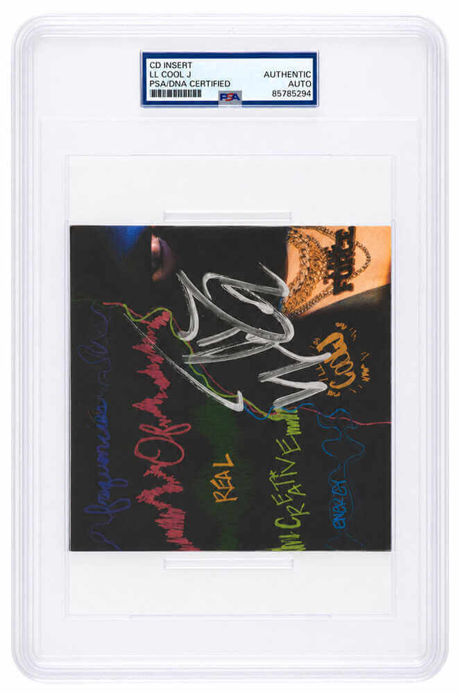 LL Cool J Signed 'The Force' 5x5 CD Insert - (PSA/DNA Encapsulated) - COOCUT501 - LL Cool J Signed 'The Force' 5x5 CD Insert - (PSA/DNA Encapsulated) product image