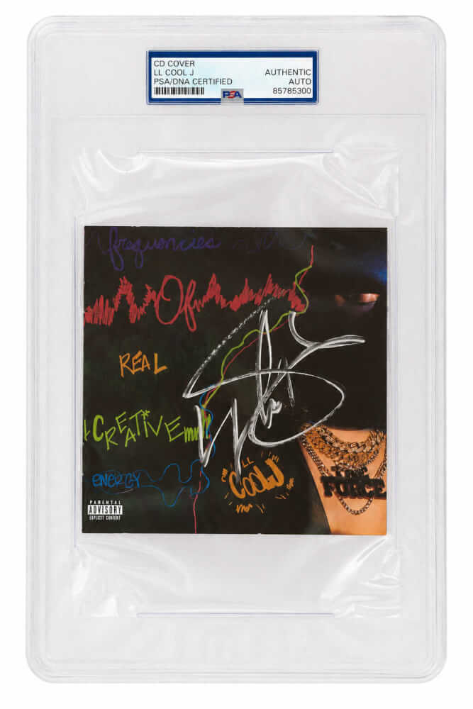 LL Cool J Signed 'The Force' 5x5 CD Book - (PSA/DNA Encapsulated) - COOCUT502 - LL Cool J Signed 'The Force' 5x5 CD Book - (PSA/DNA Encapsulated) product image