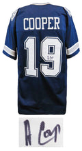 Amari Cooper Signed Navy Custom Football Jersey - (JSA COA) - COOJRY304 - Amari Cooper Signed Navy Custom Football Jersey - (JSA COA) product image