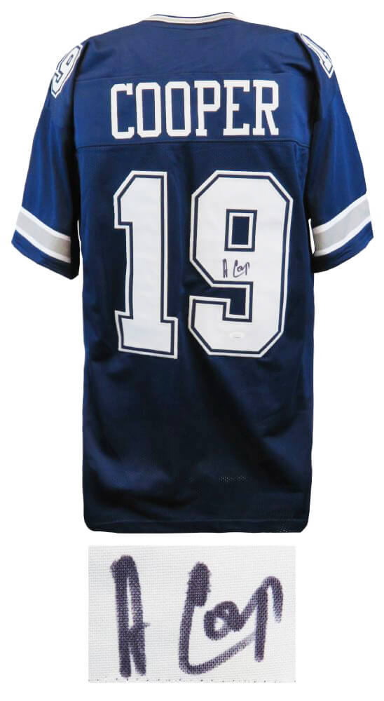 Amari Cooper Signed Navy Custom Football Jersey - (JSA COA) - COOJRY304 - Amari Cooper Signed Navy Custom Football Jersey - (JSA COA) product image