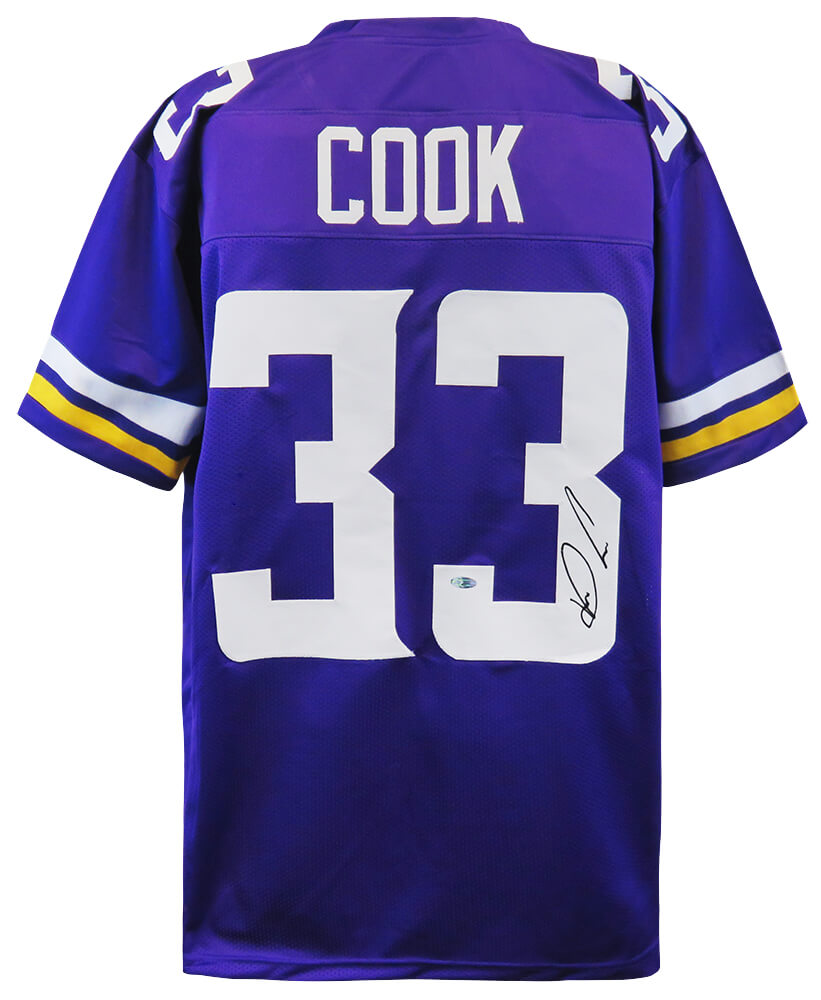Dalvin Cook Signed Purple Custom Football Jersey - COOJRY320 - Dalvin Cook Signed Purple Custom Football Jersey product image