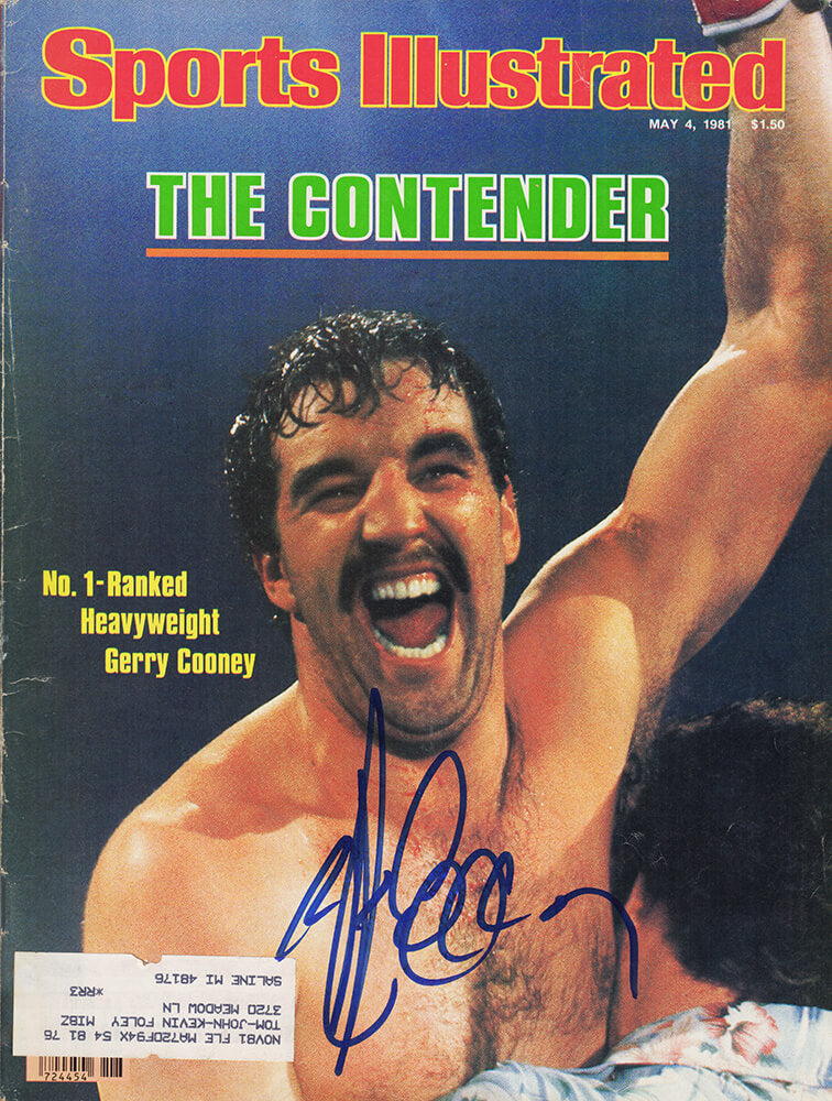 Gerry Cooney Signed Sports Illustrated May 4, 1981 Original Magazine - COOMAG500 - Gerry Cooney Signed Sports Illustrated May 4, 1981 Original Magazine product image
