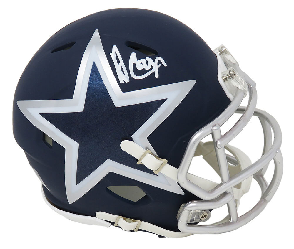 Amari Cooper Signed Dallas Cowboys AMP Alternate Series Riddell Speed Mini Helmet - COOMIN300 - Amari Cooper Signed Dallas Cowboys AMP Alternate Series Riddell Speed Mini Helmet product image