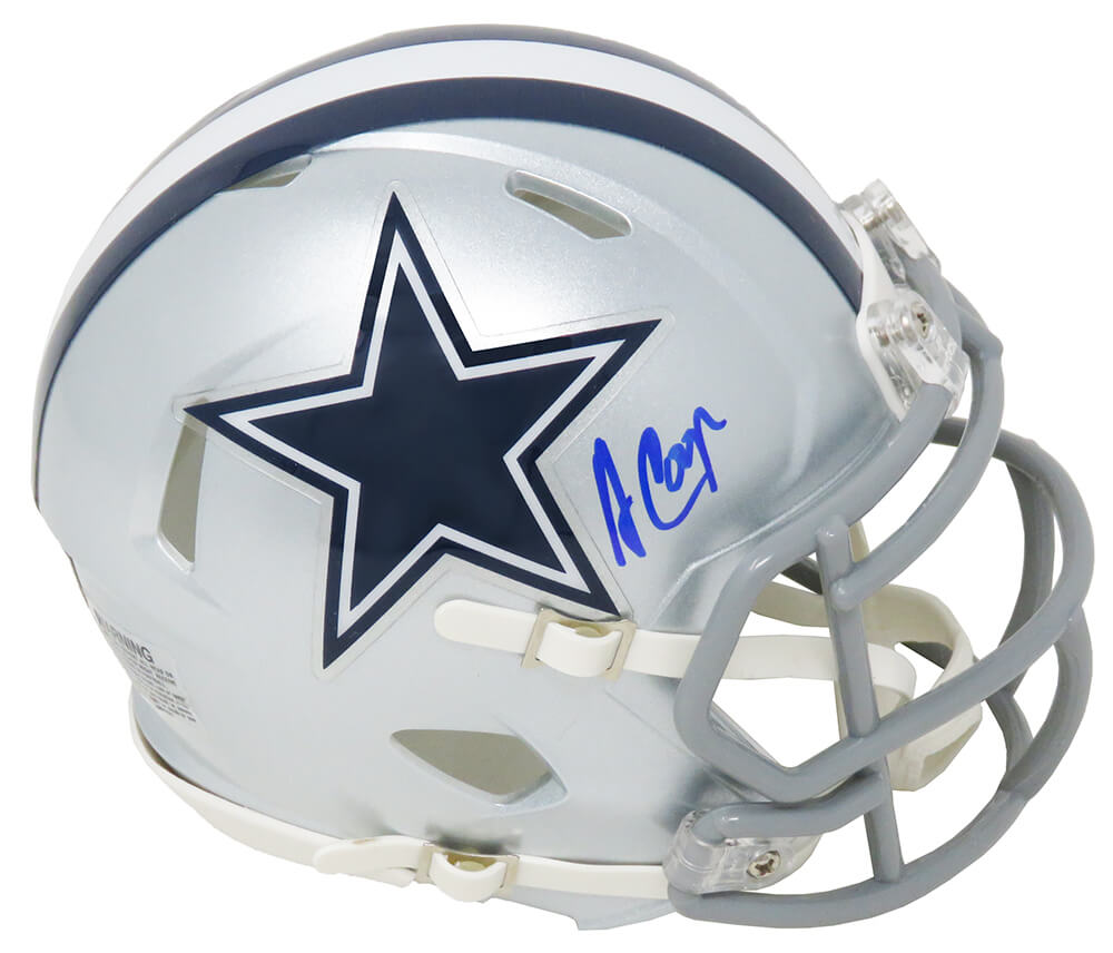 Amari Cooper Signed Dallas Cowboys Riddell Speed Mini Helmet - COOMIN302 - Amari Cooper Signed Dallas Cowboys Riddell Speed Mini Helmet product image