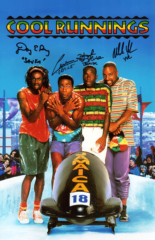 Cool Runnings Cast Signed 11x17 Movie Poster w/Character Names (4 Signatures) - COOPST501 - Cool Runnings Cast Signed 11x17 Movie Poster w/Character Names (4 Signatures) product image