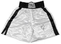 Gerry Cooney Signed Everlast White Boxing Trunks w/Gentleman - COOTRU501 - Gerry Cooney Signed Everlast White Boxing Trunks w/Gentleman product image