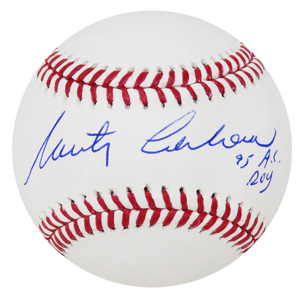 Marty Cordova Signed Rawlings Official MLB Baseball w/95 AL ROY - CORBSB110 - Marty Cordova Signed Rawlings Official MLB Baseball w/95 AL ROY product image