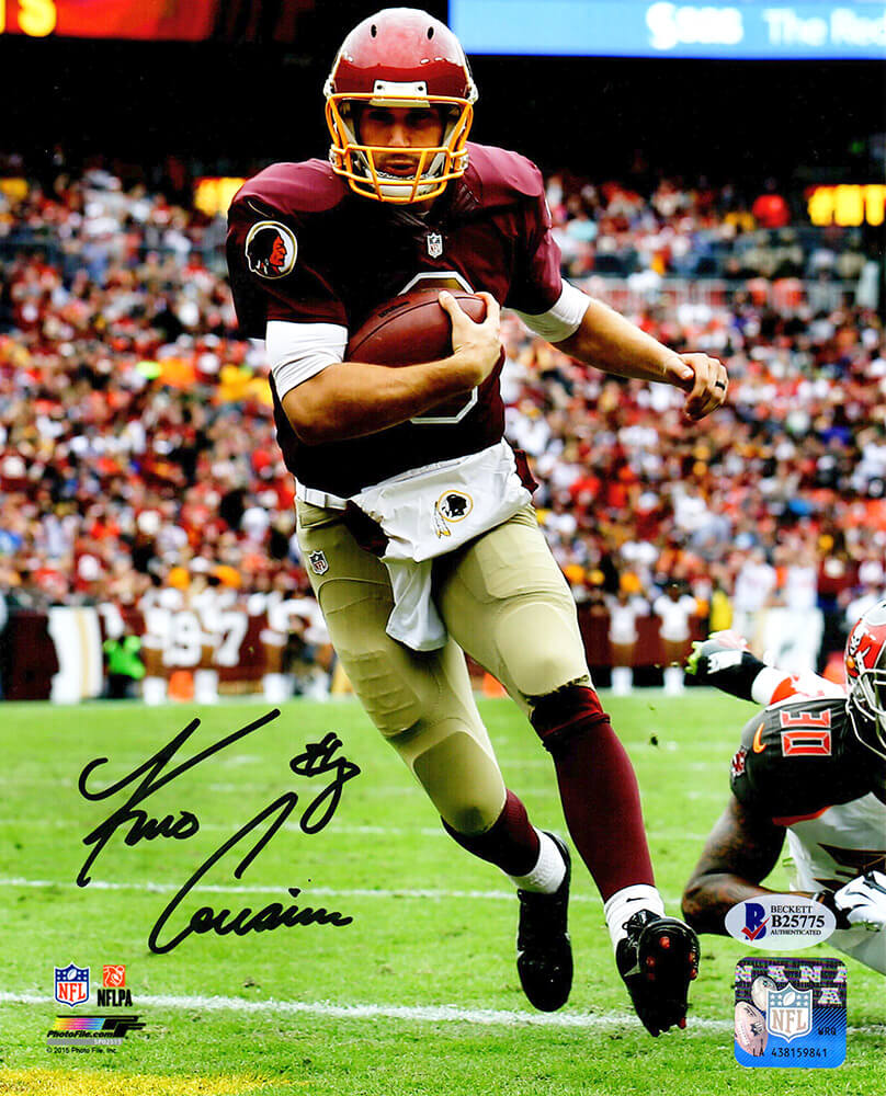 Kirk Cousins Signed Washington Redskins Action 8x10 Photo (Beckett) - COU08P300 - Kirk Cousins Signed Washington Redskins Action 8x10 Photo (Beckett) product image