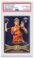 Kirk Cousins Signed 2012 Topps Chrome Rookie Football Trading Card #146 - (PSA Encapsulated) - COUCAR300 - Kirk Cousins Signed 2012 Topps Chrome Rookie Football Trading Card #146 - (PSA Encapsulated) product image