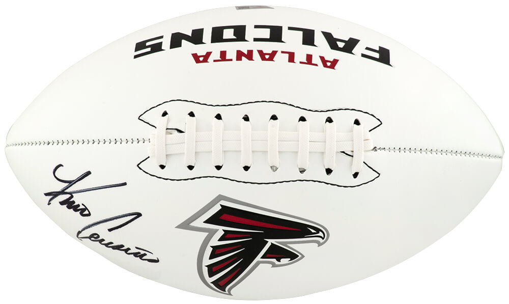 Kirk Cousins Signed Atlanta Falcons Franklin White Logo Football - (Fanatics) - COUFTB302 - Kirk Cousins Signed Atlanta Falcons Franklin White Logo Football - (Fanatics) product image