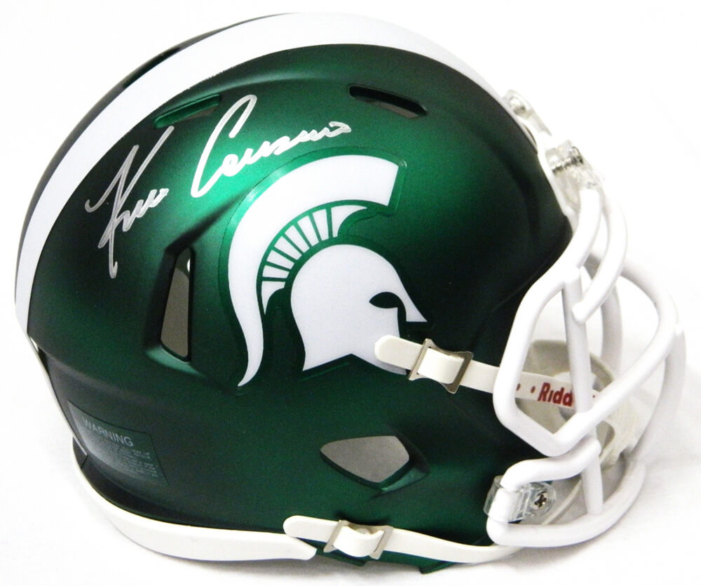 Kirk Cousins Signed Michigan State Spartans Riddell Mini Helmet - COUMIN300 - Kirk Cousins Signed Michigan State Spartans Riddell Mini Helmet product image