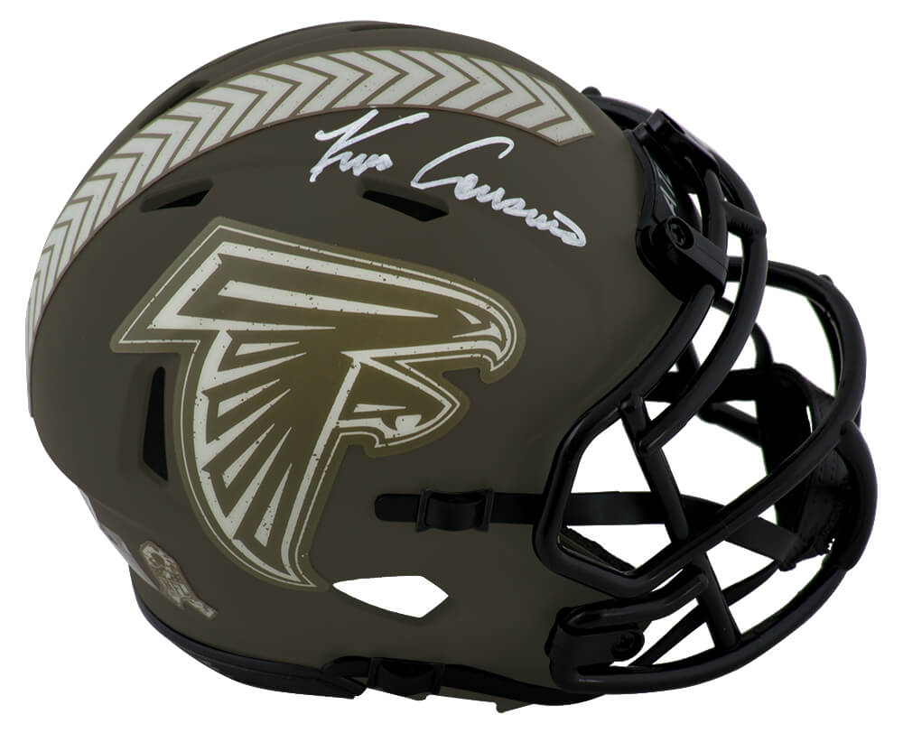 Kirk Cousins Signed Atlanta Falcons Salute to Service Riddell Speed Mini Helmet - (Fanatics) - COUMIN304 - Kirk Cousins Signed Atlanta Falcons Salute to Service Riddell Speed Mini Helmet - (Fanatics) product image