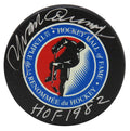 Yvan Cournoyer Signed Hall of Fame Logo Hockey Puck w/HOF 1982 - COUPUC401 - Yvan Cournoyer Signed Hall of Fame Logo Hockey Puck w/HOF 1982 product image