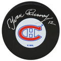 Yvan Cournoyer Signed Montreal Canadiens Medium Logo Hockey Puck - COUPUC402 - Yvan Cournoyer Signed Montreal Canadiens Medium Logo Hockey Puck product image