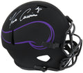 Kirk Cousins Signed Minnesota Vikings Eclipse Black Matte Riddell Full Size Speed Replica Helmet  (Fanatics) - COUREP303 - Kirk Cousins Signed Minnesota Vikings Eclipse Black Matte Riddell Full Size Speed Replica Helmet (Fanatics) product image