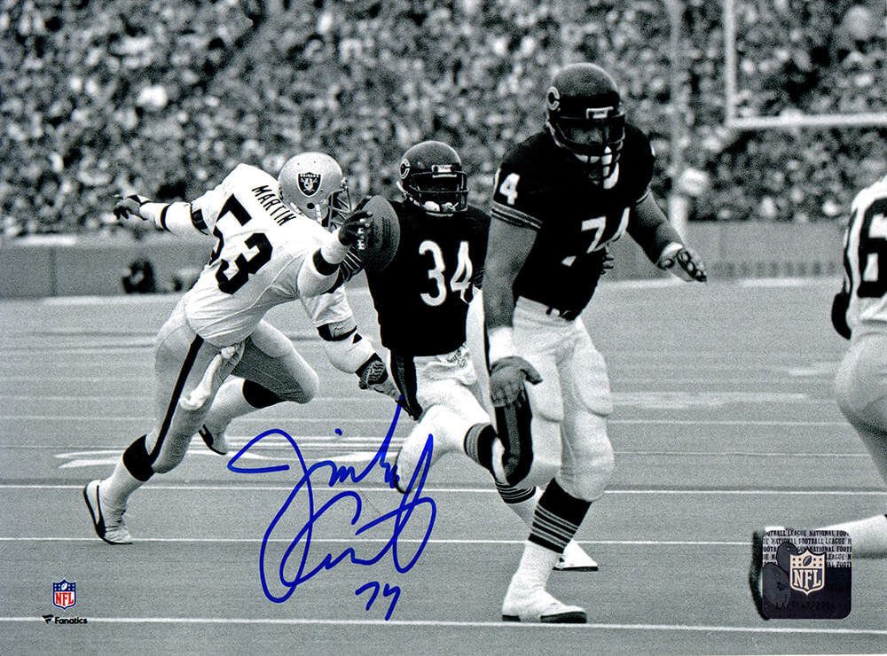 Jim Covert Signed Chicago Bears B&W Action 8x10 Photo - COV08P301 - Jim Covert Signed Chicago Bears B&W Action 8x10 Photo product image
