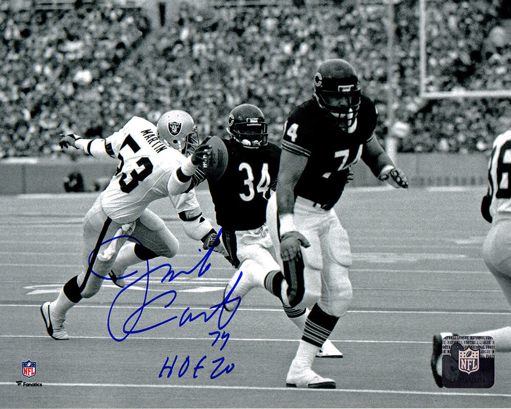Jim Covert Signed Chicago Bears B&W Action 8x10 Photo w/HOF'20 - COV08P302 - Jim Covert Signed Chicago Bears B&W Action 8x10 Photo w/HOF'20 product image