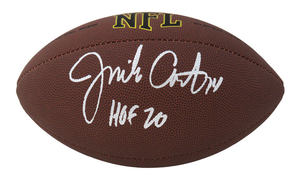Jim Covert Signed Wilson Super Grip Full Size NFL Football w/HOF'20 - COVFTB300 - Jim Covert Signed Wilson Super Grip Full Size NFL Football w/HOF'20 product image