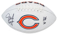 Jim Covert Signed Chicago Bears Jarden White Panel Logo Football w/HOF'20 - COVFTB302 - Jim Covert Signed Chicago Bears Jarden White Panel Logo Football w/HOF'20 product image