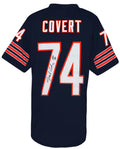 Jim Covert Signed Navy Throwback Custom Football Jersey w/HOF'20 - COVJRY302 - Jim Covert Signed Navy Throwback Custom Football Jersey w/HOF'20 product image