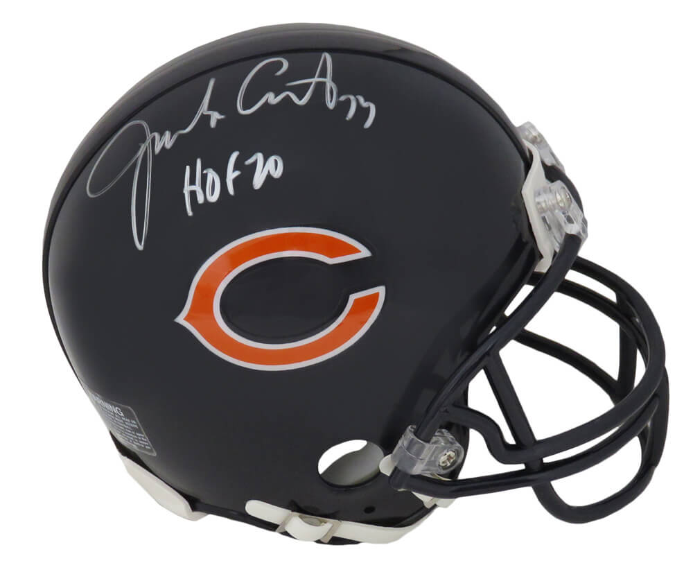 Jim Covert Signed Chicago Bears Riddell Mini Helmet w/HOF'20 - COVMIN303 - Jim Covert Signed Chicago Bears Riddell Mini Helmet w/HOF'20 product image