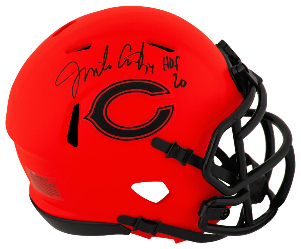 Jim Covert Signed Chicago Bears RAVE Riddell Speed Mini Helmet w/HOF'20 - COVMIN310 - Jim Covert Signed Chicago Bears RAVE Riddell Speed Mini Helmet w/HOF'20 product image