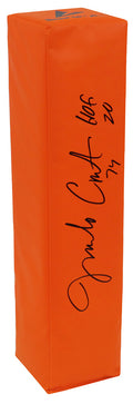 Jim Covert Signed BSN Orange Football Endzone Pylon w/HOF'20 - COVPYL302 - Jim Covert Signed BSN Orange Football Endzone Pylon w/HOF'20 product image