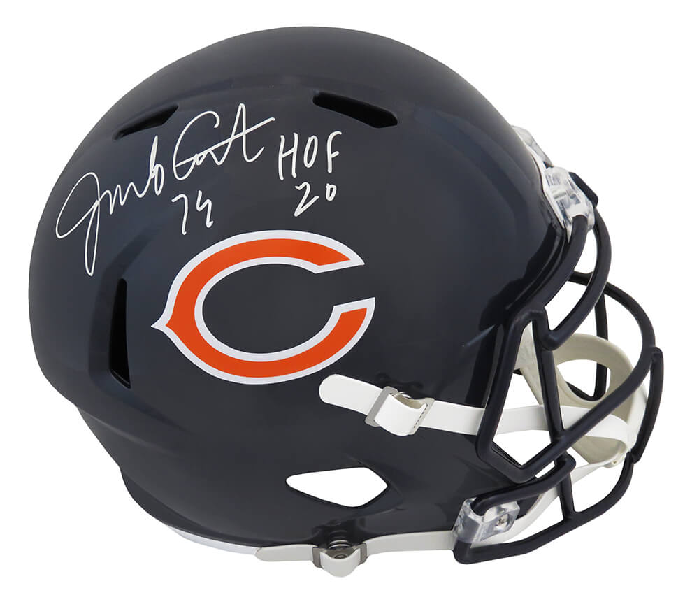 Jim Covert Signed Chicago Bears Riddell Full Size Speed Replica Helmet w/HOF'20 - COVREP302 - Jim Covert Signed Chicago Bears Riddell Full Size Speed Replica Helmet w/HOF'20 product image