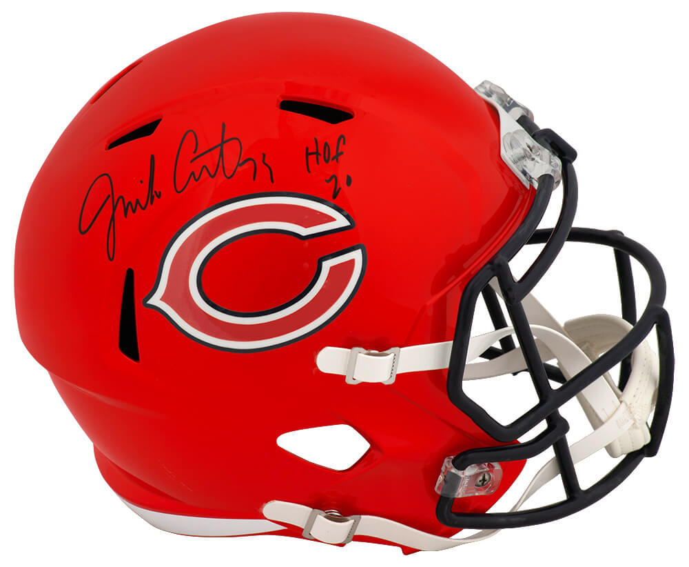 Jim Covert Signed Chicago Bears FLASH Riddell Full Size Speed Replica Helmet w/HOF'20 - COVREP306 - Jim Covert Signed Chicago Bears FLASH Riddell Full Size Speed Replica Helmet w/HOF'20 product image