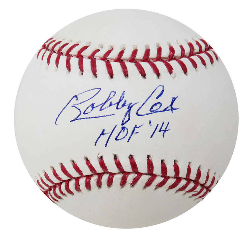 Bobby Cox Signed Rawlings Official MLB Baseball w/HOF'14 - COXBSB103 - Bobby Cox Signed Rawlings Official MLB Baseball w/HOF'14 product image