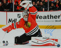 Corey Crawford Signed Chicago Blackhawks Goalie Glove Save Action 16x20 Photo - CRA16P403 - Corey Crawford Signed Chicago Blackhawks Goalie Glove Save Action 16x20 Photo product image