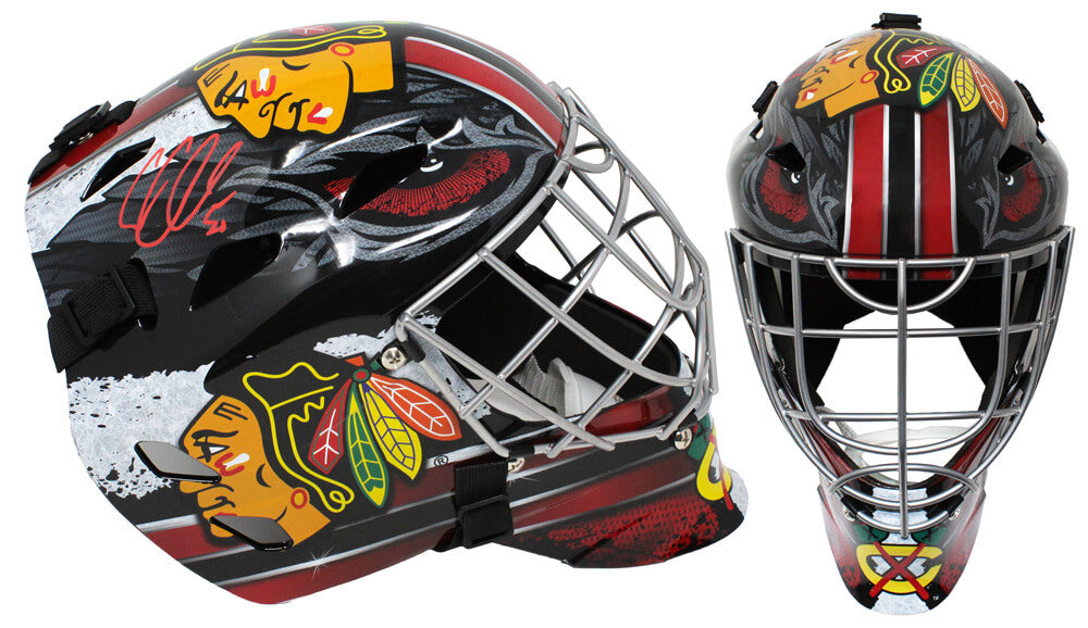 Corey Crawford Signed Chicago Blackhawks Full Size Hockey Goalie Mask - CRAMAS403 - Corey Crawford Signed Chicago Blackhawks Full Size Hockey Goalie Mask product image