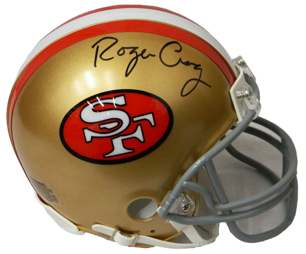 Roger Craig Signed San Francisco 49ers Throwback Riddell Mini Helmet - CRAMIN300 - Roger Craig Signed San Francisco 49ers Throwback Riddell Mini Helmet product image