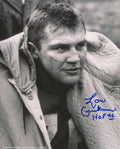 Lou Creekmur Signed Lions B&W Close Up 8x10 Photo w/HOF'96 - CRE08P300 - Lou Creekmur Signed Lions B&W Close Up 8x10 Photo w/HOF'96 product image