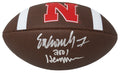 Eric Crouch Signed Nebraska Cornhuskers Baden Logo Football w/2001 Heisman - CROFTB300 - Eric Crouch Signed Nebraska Cornhuskers Baden Logo Football w/2001 Heisman product image