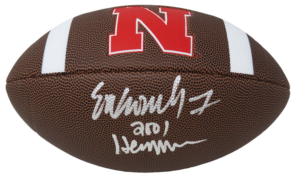 Eric Crouch Signed Nebraska Cornhuskers Baden Logo Football w/2001 Heisman - CROFTB300 - Eric Crouch Signed Nebraska Cornhuskers Baden Logo Football w/2001 Heisman product image