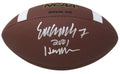 Eric Crouch Signed Wilson NCAA Full Size Composite Football w/2001 Heisman - CROFTB301 - Eric Crouch Signed Wilson NCAA Full Size Composite Football w/2001 Heisman product image