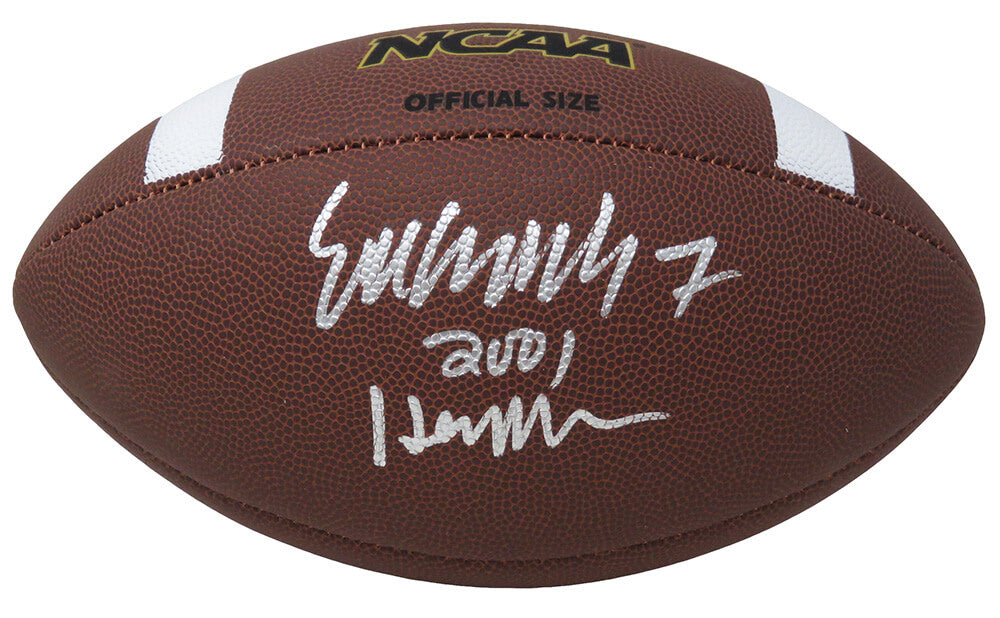 Eric Crouch Signed Wilson NCAA Full Size Composite Football w/2001 Heisman - CROFTB301 - Eric Crouch Signed Wilson NCAA Full Size Composite Football w/2001 Heisman product image