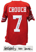 Eric Crouch Signed Red Custom Football Jersey w/2001 Heisman - CROJRY300 - Eric Crouch Signed Red Custom Football Jersey w/2001 Heisman product image