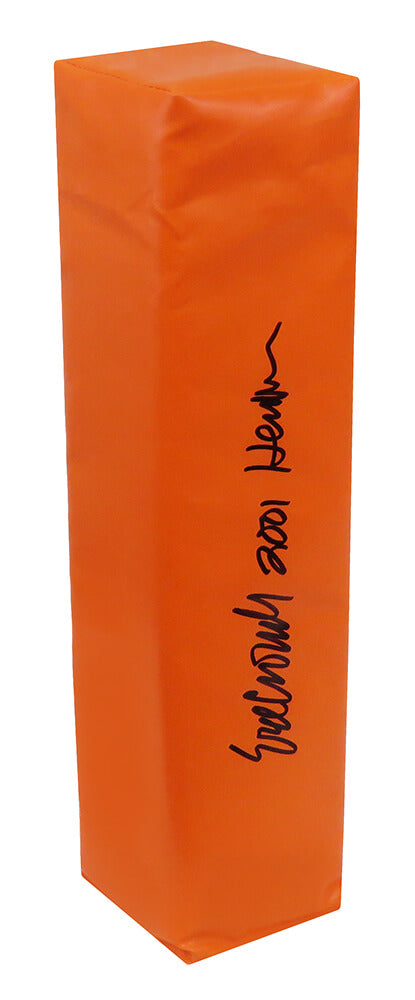 Eric Crouch Signed Orange Endzone Pylon w/2001 Heisman - CROPYL300 - Eric Crouch Signed Orange Endzone Pylon w/2001 Heisman product image