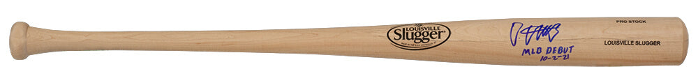 Oneil Cruz Signed Louisville Slugger Pro Stock Blonde Baseball Bat w/MLB Debut 10-2-21 - (Beckett) - CRUBAT101 - Oneil Cruz Signed Louisville Slugger Pro Stock Blonde Baseball Bat w/MLB Debut 10-2-21 - (Beckett) product image