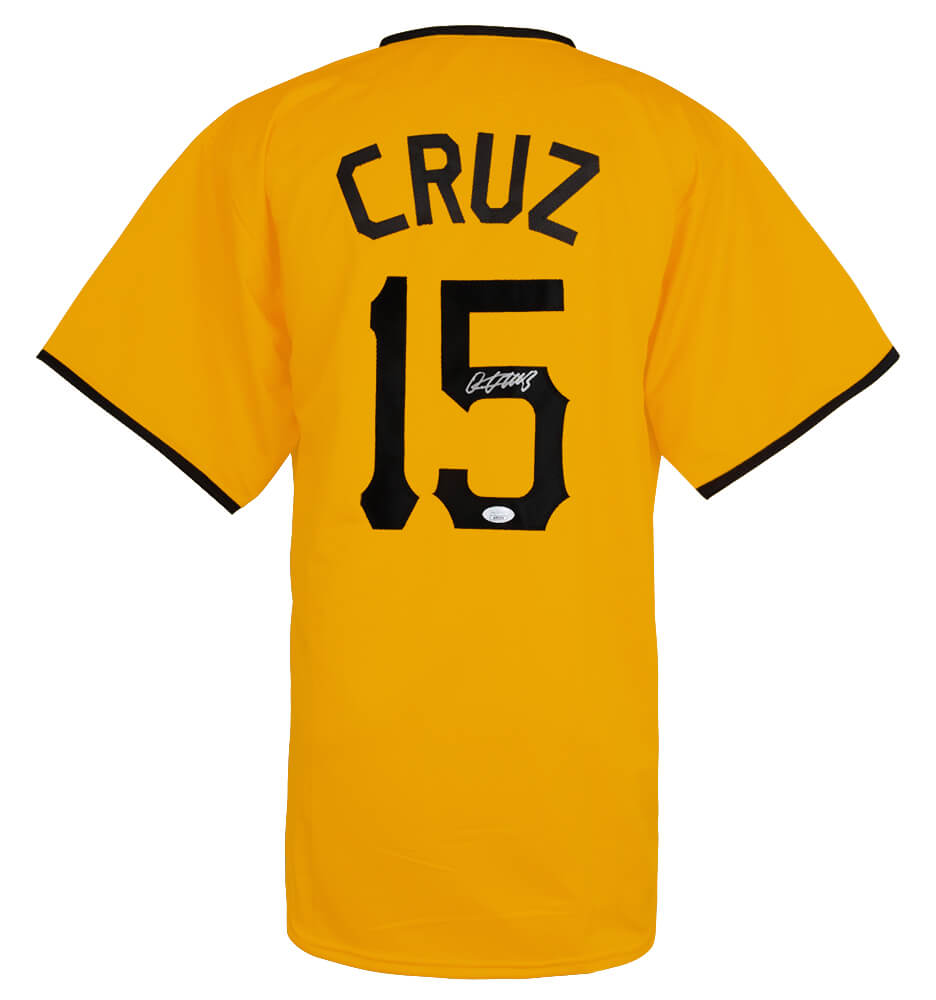 Oneil Cruz Signed Yellow Custom Baseball Jersey - (JSA) - CRUJRY100 - Oneil Cruz Signed Yellow Custom Baseball Jersey - (JSA) product image
