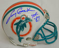 Larry Csonka Signed Dolphins Mini Helmet w/HOF'87 - CSOMIN300 - Larry Csonka Signed Dolphins Mini Helmet w/HOF'87 product image