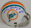Larry Csonka Signed Dolphins Throwback Mini Helmet w/HOF'87 - CSOMIN301 - Larry Csonka Signed Dolphins Throwback Mini Helmet w/HOF'87 product image