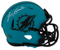 Larry Csonka Signed Miami Dolphins RAVE Riddell Speed Mini Helmet - CSOMIN302 - Larry Csonka Signed Miami Dolphins RAVE Riddell Speed Mini Helmet product image