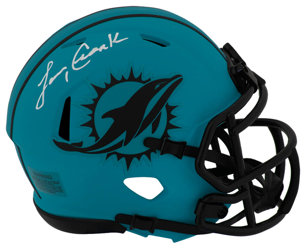 Larry Csonka Signed Miami Dolphins RAVE Riddell Speed Mini Helmet - CSOMIN302 - Larry Csonka Signed Miami Dolphins RAVE Riddell Speed Mini Helmet product image
