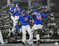 2016 Chicago Cubs Team Signed Chicago Cubs 2016 World Series Infielders Celebration Spotlight 16x20 Photo (18 Sigs) - CUB16P176 - 2016 Chicago Cubs Team Signed Chicago Cubs 2016 World Series Infielders Celebration Spotlight 16x20 Photo (18 Sigs) product image