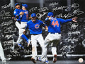 2016 Chicago Cubs Team Signed Chicago Cubs 2016 World Series Infielders Celebration Spotlight 16x20 Photo (22 Sigs) - CUB16P182 - 2016 Chicago Cubs Team Signed Chicago Cubs 2016 World Series Infielders Celebration Spotlight 16x20 Photo (22 Sigs) product image