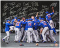 2016 Chicago Cubs Team Signed Chicago Cubs 2016 World Series Celebration Spotlight 16x20 Photo (23 Sigs) - CUB16P186 - 2016 Chicago Cubs Team Signed Chicago Cubs 2016 World Series Celebration Spotlight 16x20 Photo (23 Sigs) product image